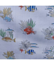 Rascasse- toile natté enduit-150 cm