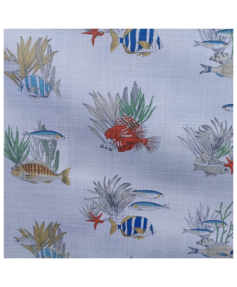 Rascasse- toile natté enduit-150 cm