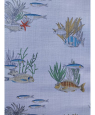 Rascasse- toile natté enduit-150 cm