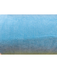 Velours côtelé d'ameublement - Huggy Turquoise