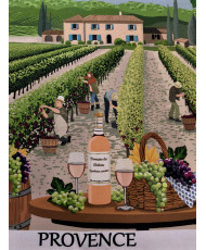 Torchon coton - Vin de Provence