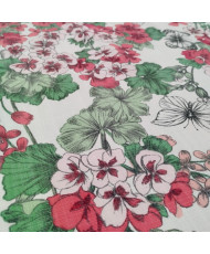 Toile coton-Geranium