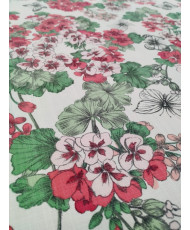 Toile coton-Geranium