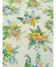 copy of Coton- Hibiscus fond noir