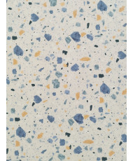 Cretonne-Terrazzo bleu