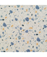 Cretonne-Terrazzo bleu