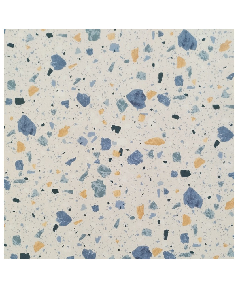 Cretonne-Terrazzo bleu