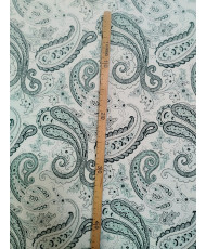 Jacquard-Indienne-Menthe-130 cm de large