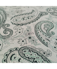 Jacquard-Indienne-Menthe-130 cm de large