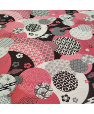 Jacquard-Ying rouge-140 cm...