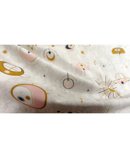Solar system tissu coton polyester