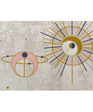 Solar system tissu coton polyester