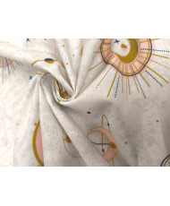 Solar system tissu coton polyester