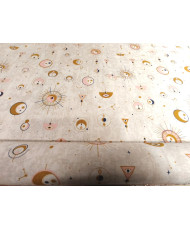 Solar system tissu coton polyester