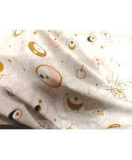 Solar system tissu coton polyester