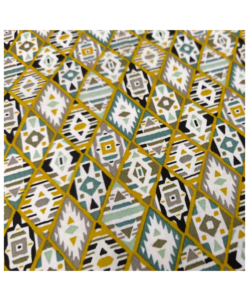 Cotonnade tex jaune