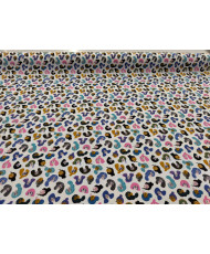copy of Tissu coton imprimé - Persépolis - bleu