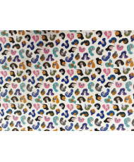 copy of Tissu coton imprimé - Persépolis - bleu