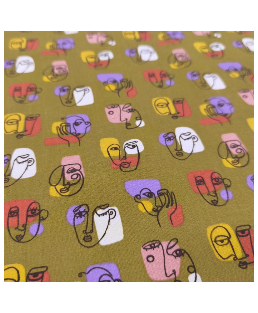 Tissu coton imprimé - Pablo