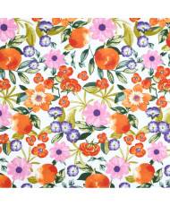 Toile de coton enduite - Melocoton