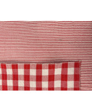 Matelassé Coton "célestin-Simone"  Rouge
