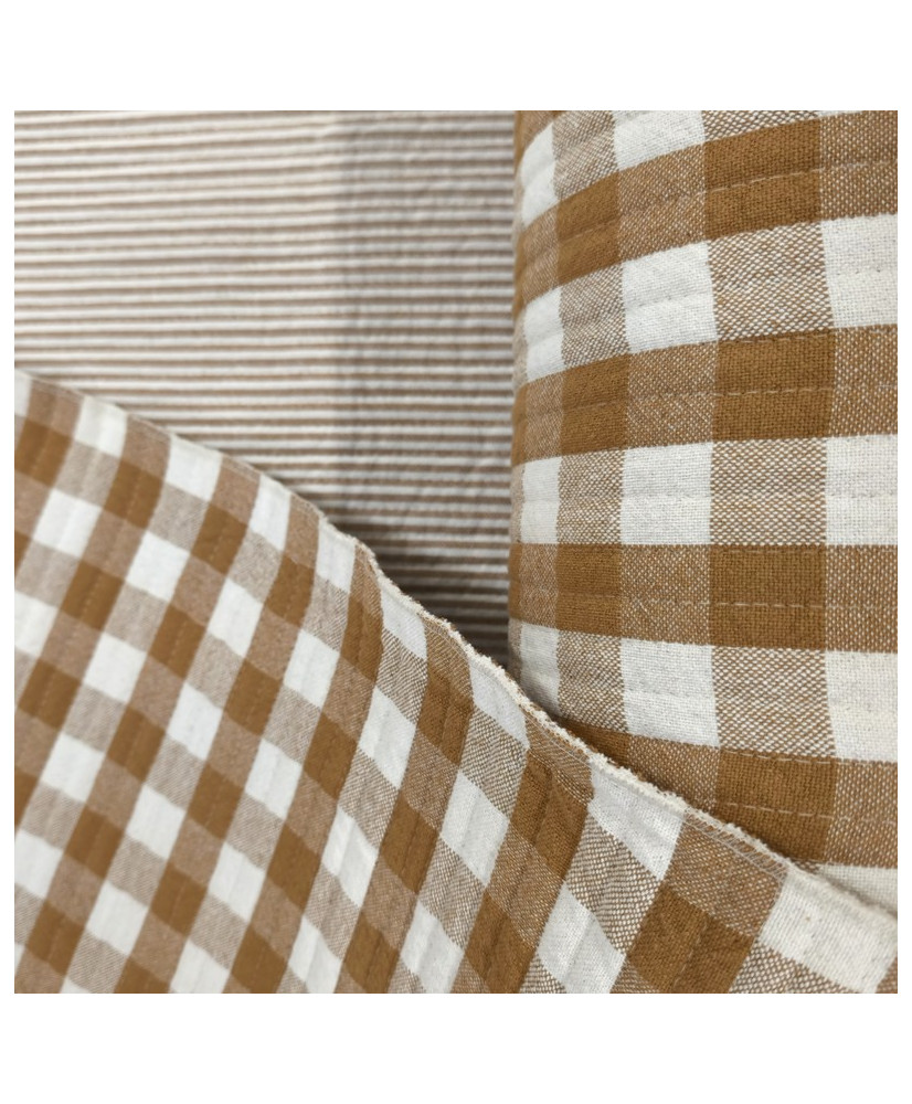 Quilted Cotton “Célestin-Simone” – Peanut