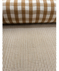 Quilted Cotton “Célestin-Simone” – Peanut