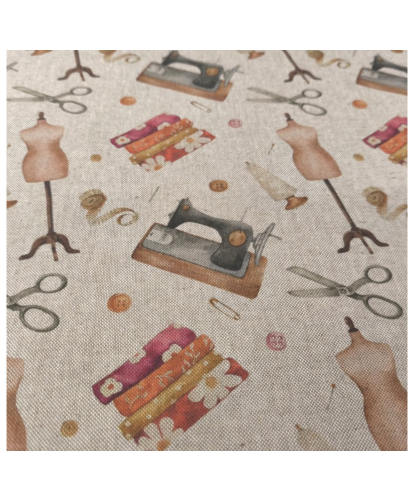 Toile aspect lin - Couture