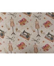 Toile aspect lin - Couture