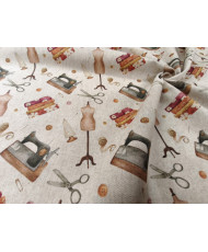 Toile aspect lin - Couture