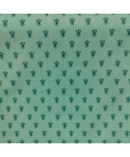 Coupon Cretonne Provençal semi bleu - 65 cm