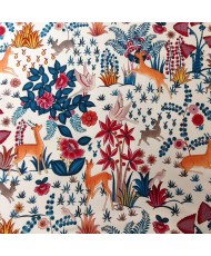 Tissu coton imprimé "Paradis Island" - THEVENON