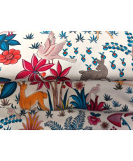 Tissu coton imprimé "Paradis Island" - THEVENON