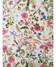 Toile coton 1/2 panama-Jardins des Secrets-Ecru
