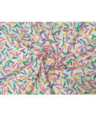 Coton-Crayons magiques- 140 cm de large