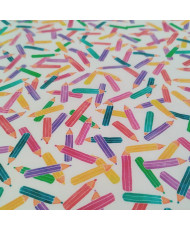 Coton-Crayons magiques- 140 cm de large