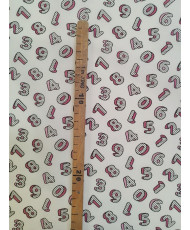 Coton-Numbers- 140 cm de large