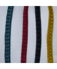 Galon lézarde velours 12 mm