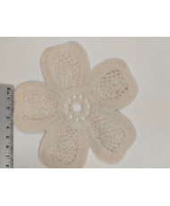 copy of Fleur Bohème en Crochet Écru-Modèle 1