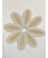 copy of Fleur Bohème en Crochet Écru-Modèle 1