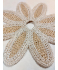 copy of Fleur Bohème en Crochet Écru-Modèle 1