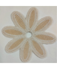 copy of Fleur Bohème en Crochet Écru-Modèle 1