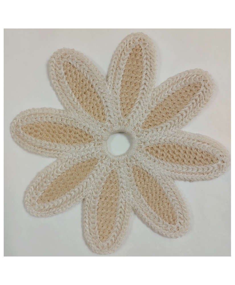 copy of Fleur Bohème en Crochet Écru-Modèle 1