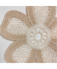copy of Fleur Bohème en Crochet Écru-Modèle 1