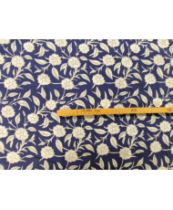 Voile de coton indien "Taj-Mahal" Indigo