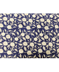 Voile de coton indien "Taj-Mahal" Indigo