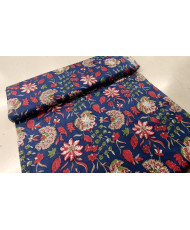 copy of Voile de coton indien "Taj-Mahal" Indigo