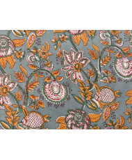 copy of Voile de coton indien "Taj-Mahal" Indigo