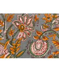 copy of Voile de coton indien "Taj-Mahal" Indigo