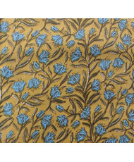 copy of Voile de coton indien "Taj-Mahal" Indigo